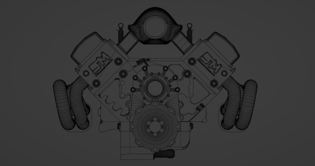 Steve Morris Engines SMX Engine for Scale Models 1 to 24 Scale 3D print model_8