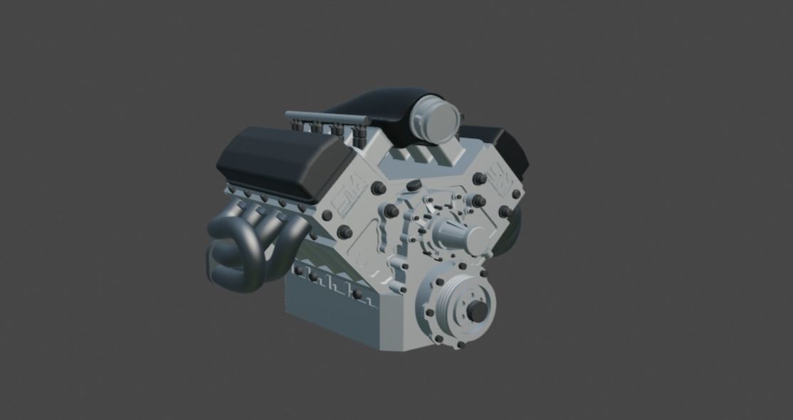 Steve Morris Engines SMX Engine for Scale Models 1 to 24 Scale 3D print model_1