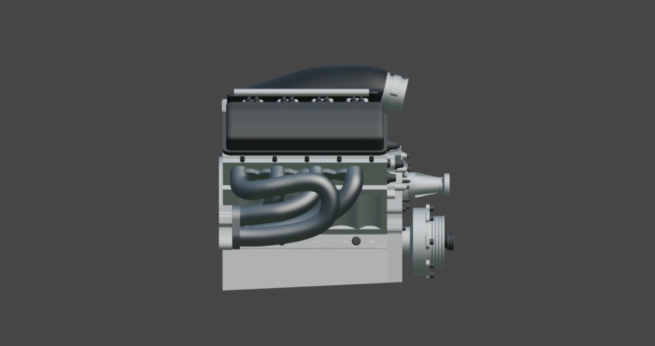 Steve Morris Engines SMX Engine for Scale Models 1 to 24 Scale 3D print model_6