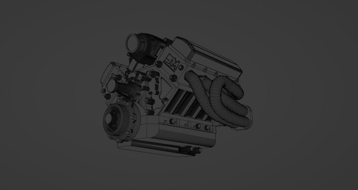 Steve Morris Engines SMX Engine for Scale Models 1 to 24 Scale 3D print model_10