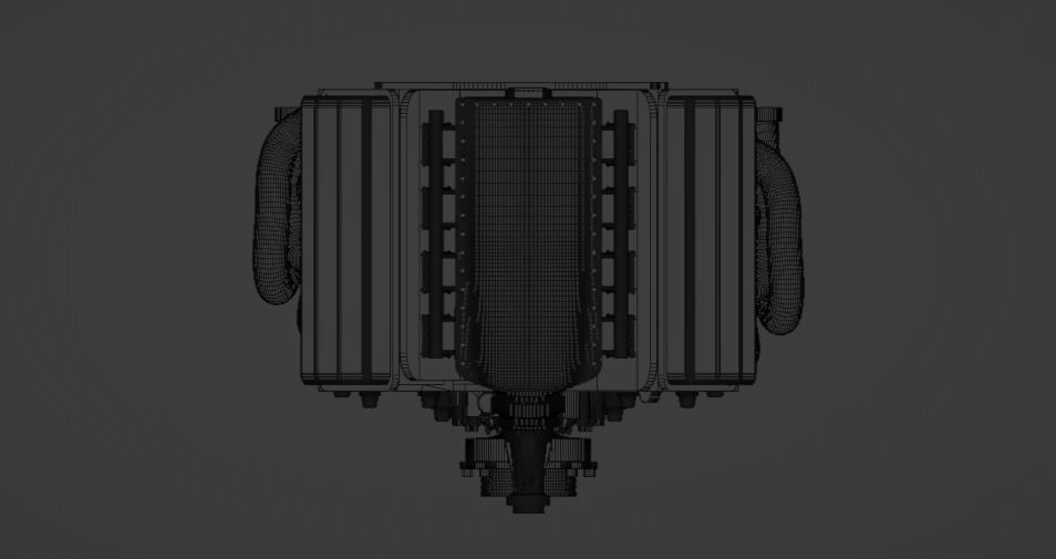Steve Morris Engines SMX Engine for Scale Models 1 to 24 Scale 3D print model_17