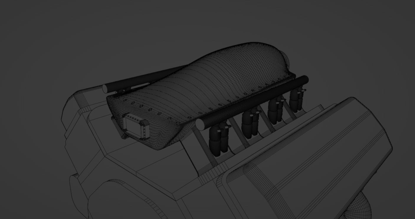 Steve Morris Engines SMX Engine for Scale Models 1 to 24 Scale 3D print model_16