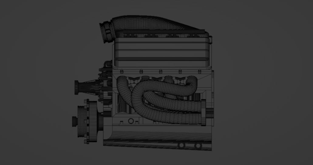 Steve Morris Engines SMX Engine for Scale Models 1 to 24 Scale 3D print model_14