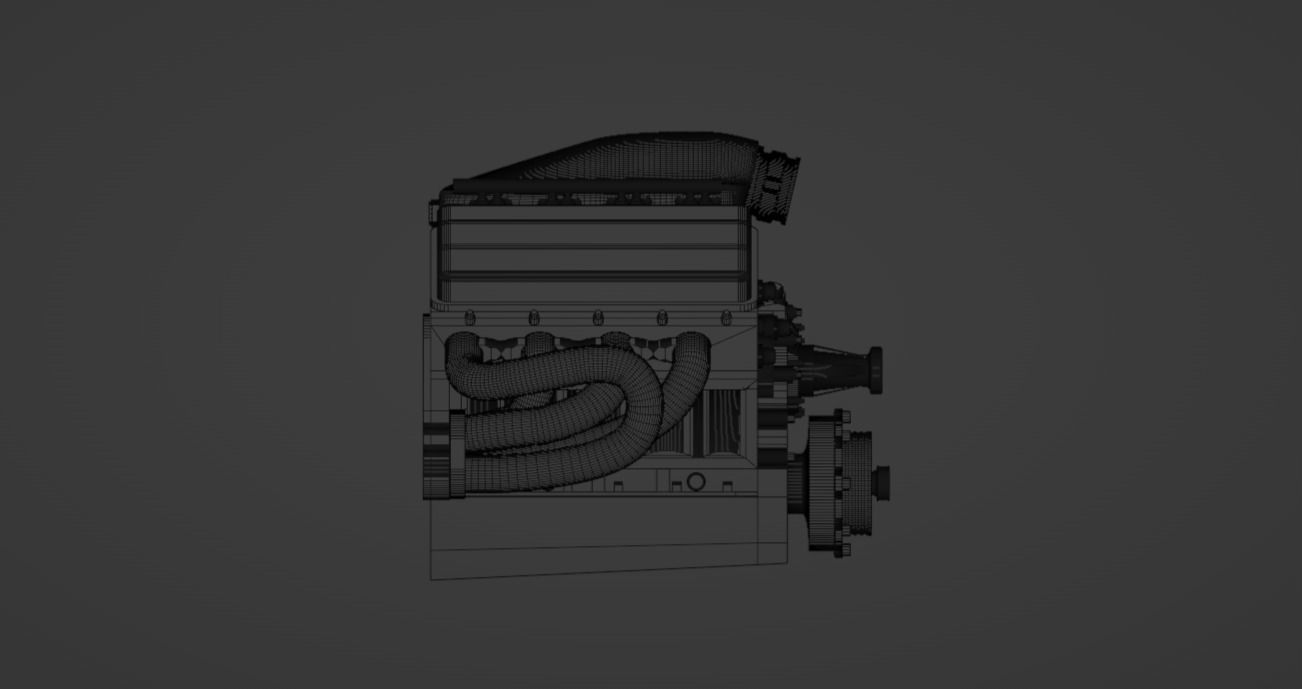 Steve Morris Engines SMX Engine for Scale Models 1 to 24 Scale 3D print model_15