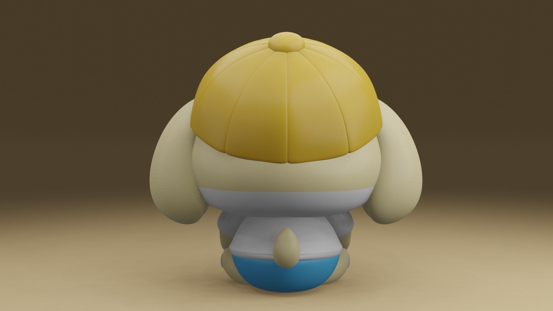 cute dog 3D print model_11