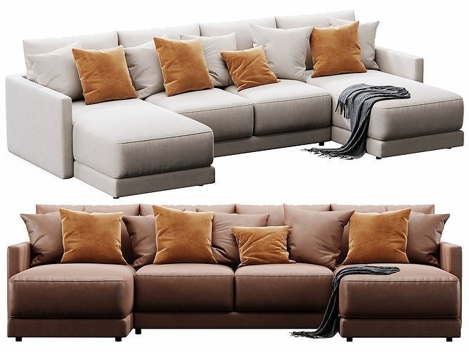 Crate and Barrel Gather sofa 3 3D model