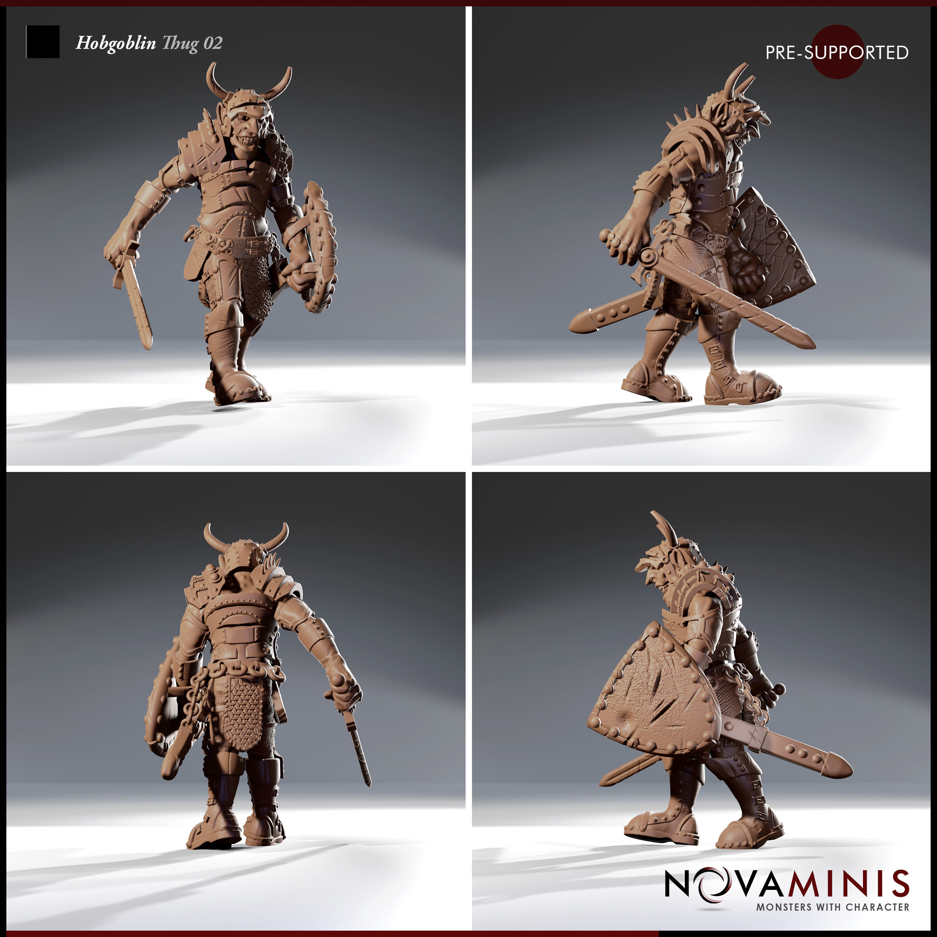 Hobgoblin Thug 02 3D print model_2