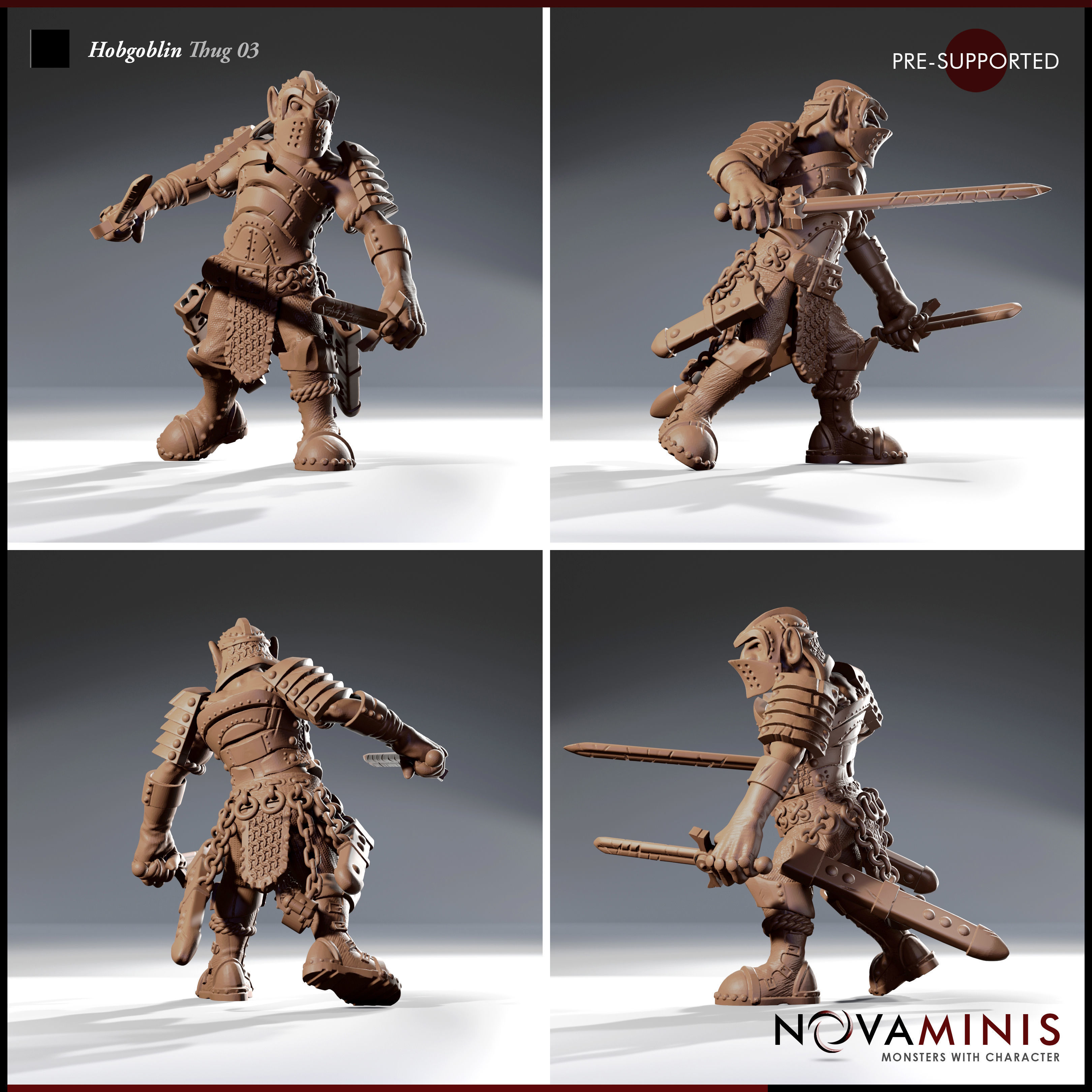 Hobgoblin Thug 03 3D print model_2