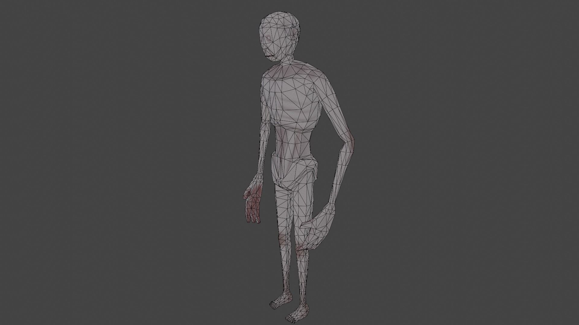 LowPoly SCP-096 Low-poly 3D model_4
