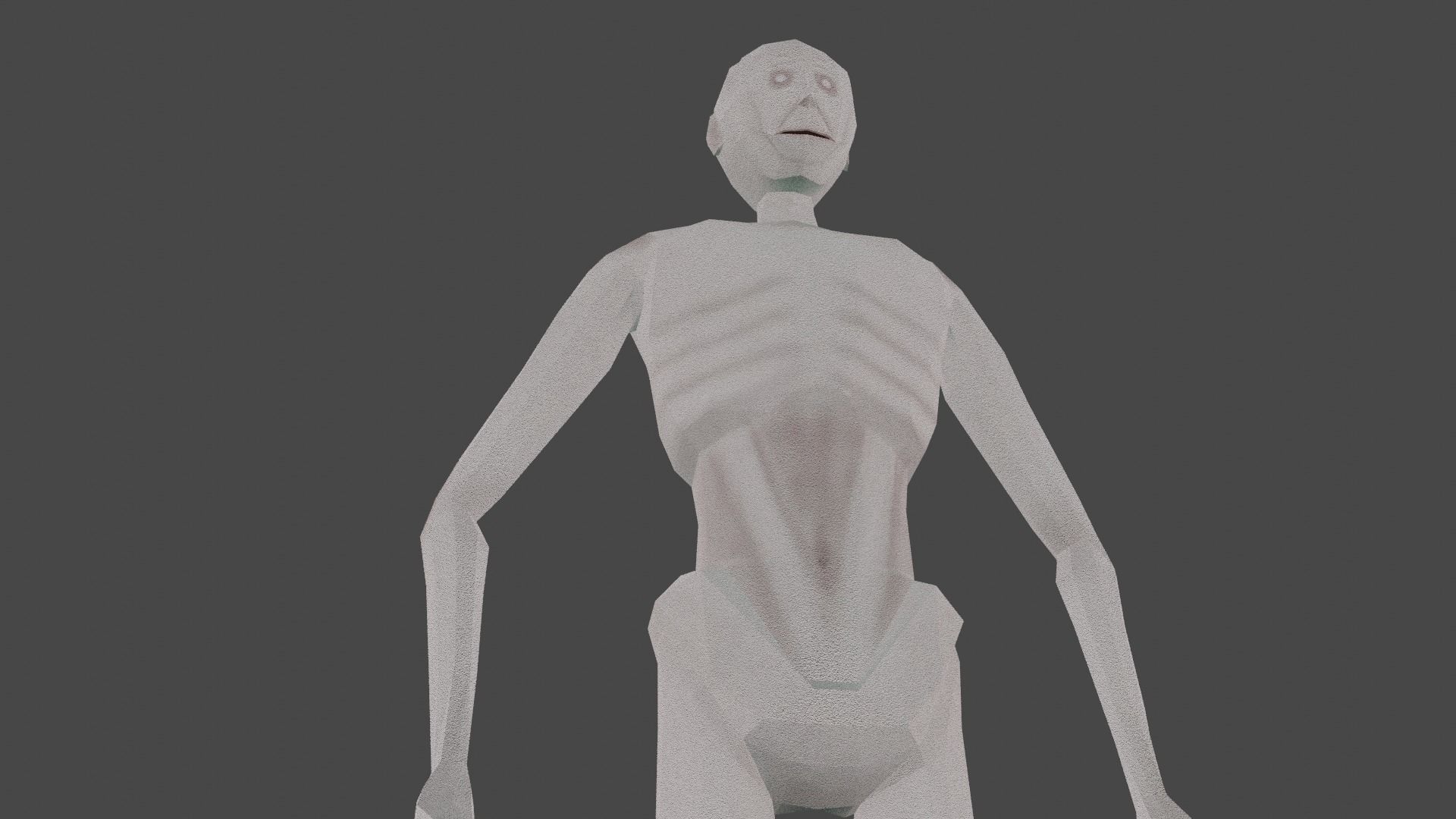 LowPoly SCP-096 Low-poly 3D model_14