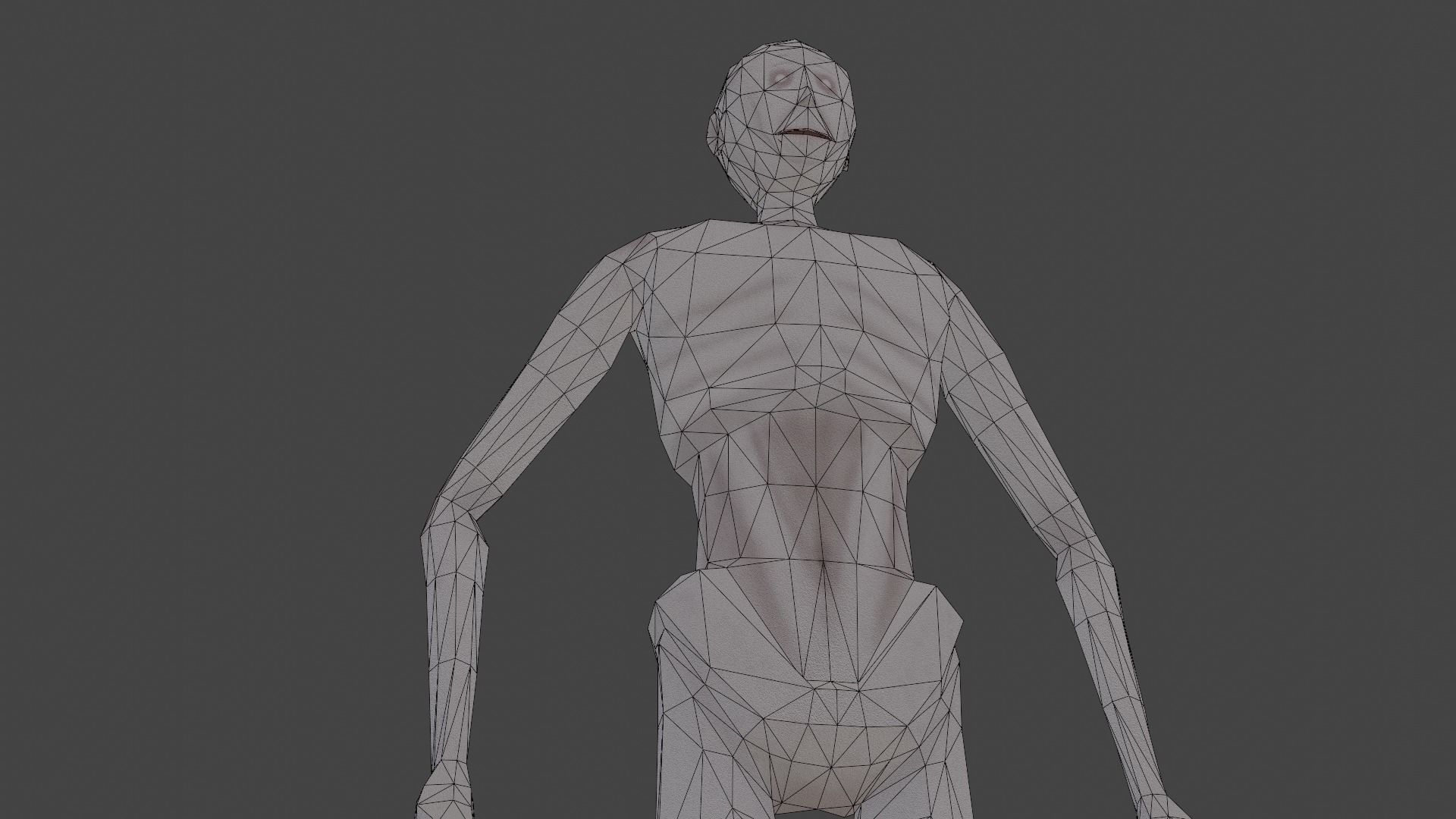 LowPoly SCP-096 Low-poly 3D model_12