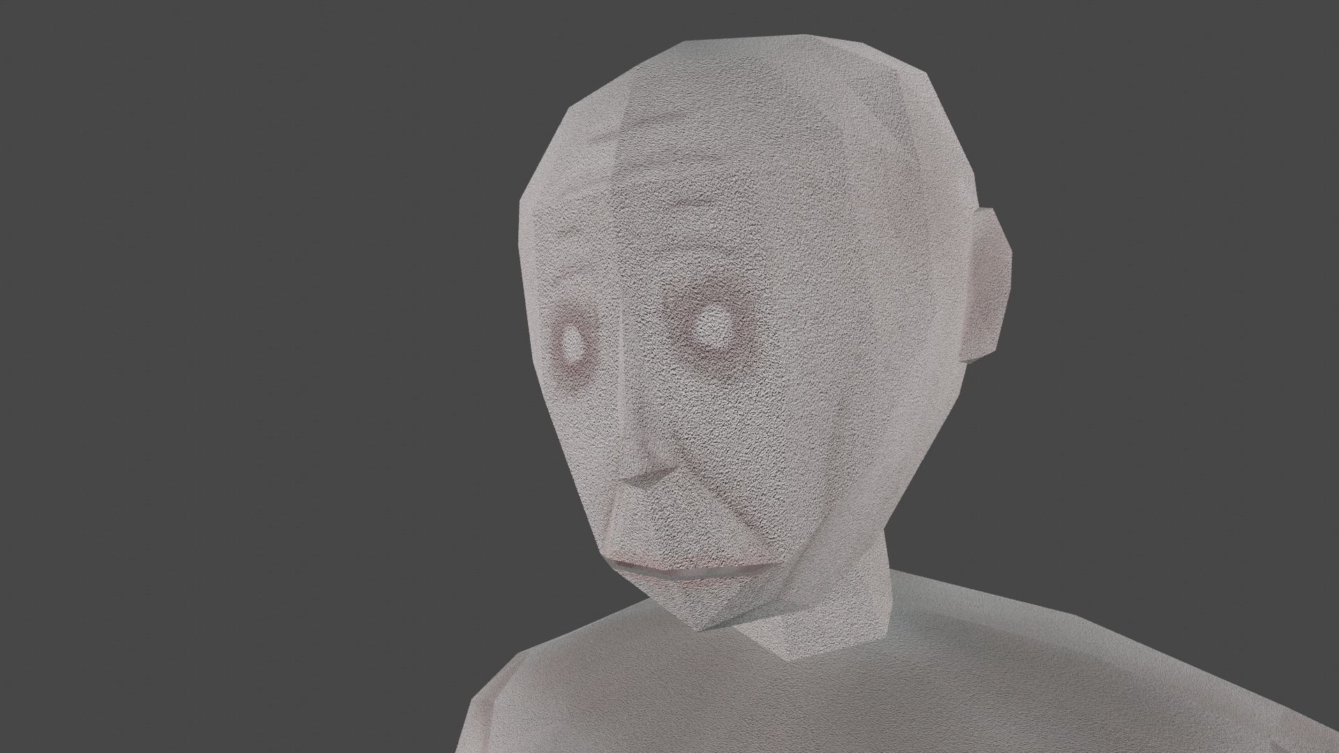 LowPoly SCP-096 Low-poly 3D model_18