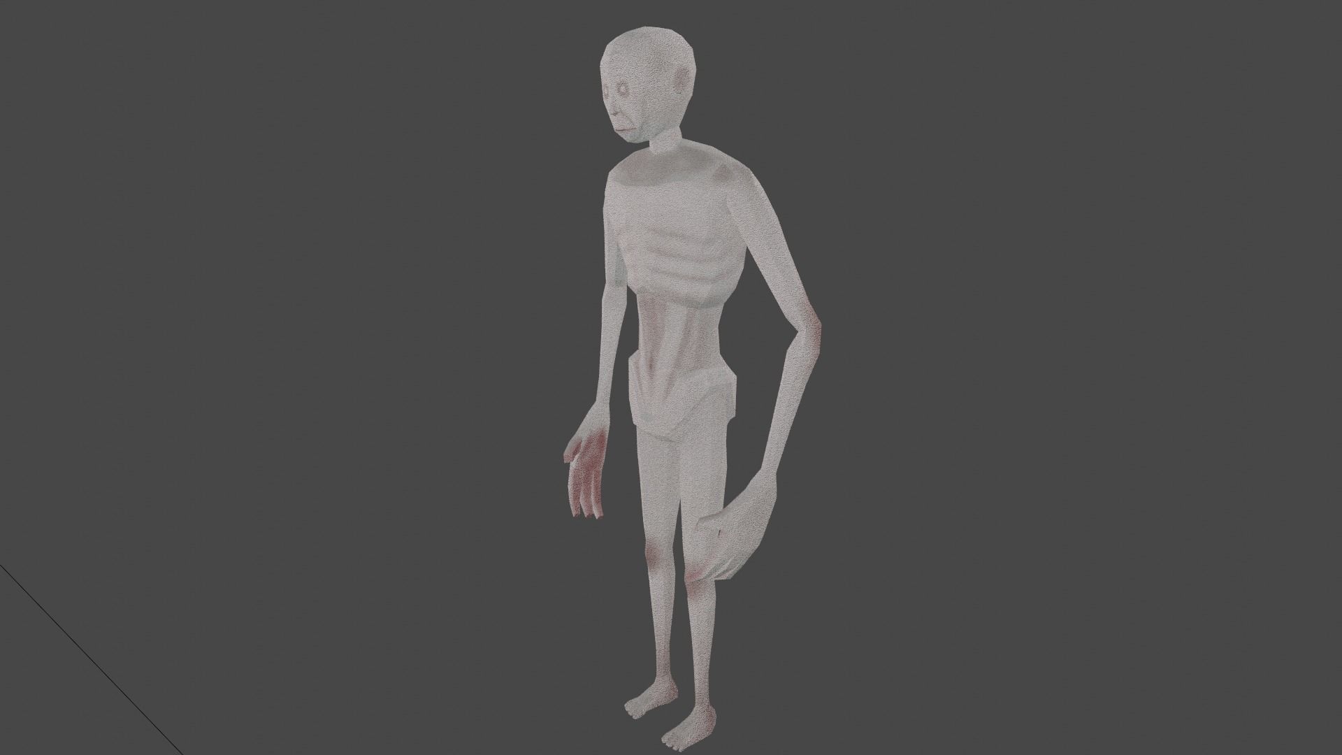 LowPoly SCP-096 Low-poly 3D model_6