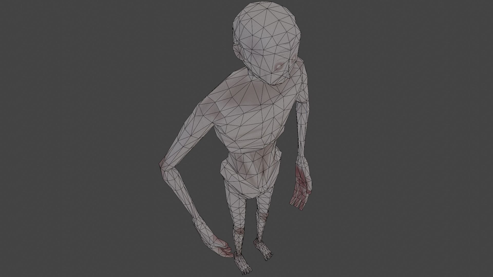 LowPoly SCP-096 Low-poly 3D model_8