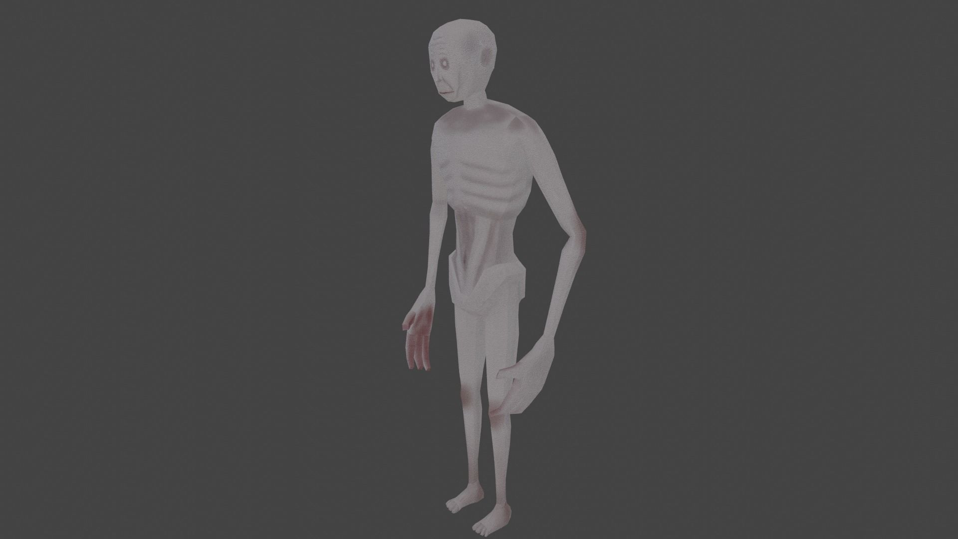 LowPoly SCP-096 Low-poly 3D model_5