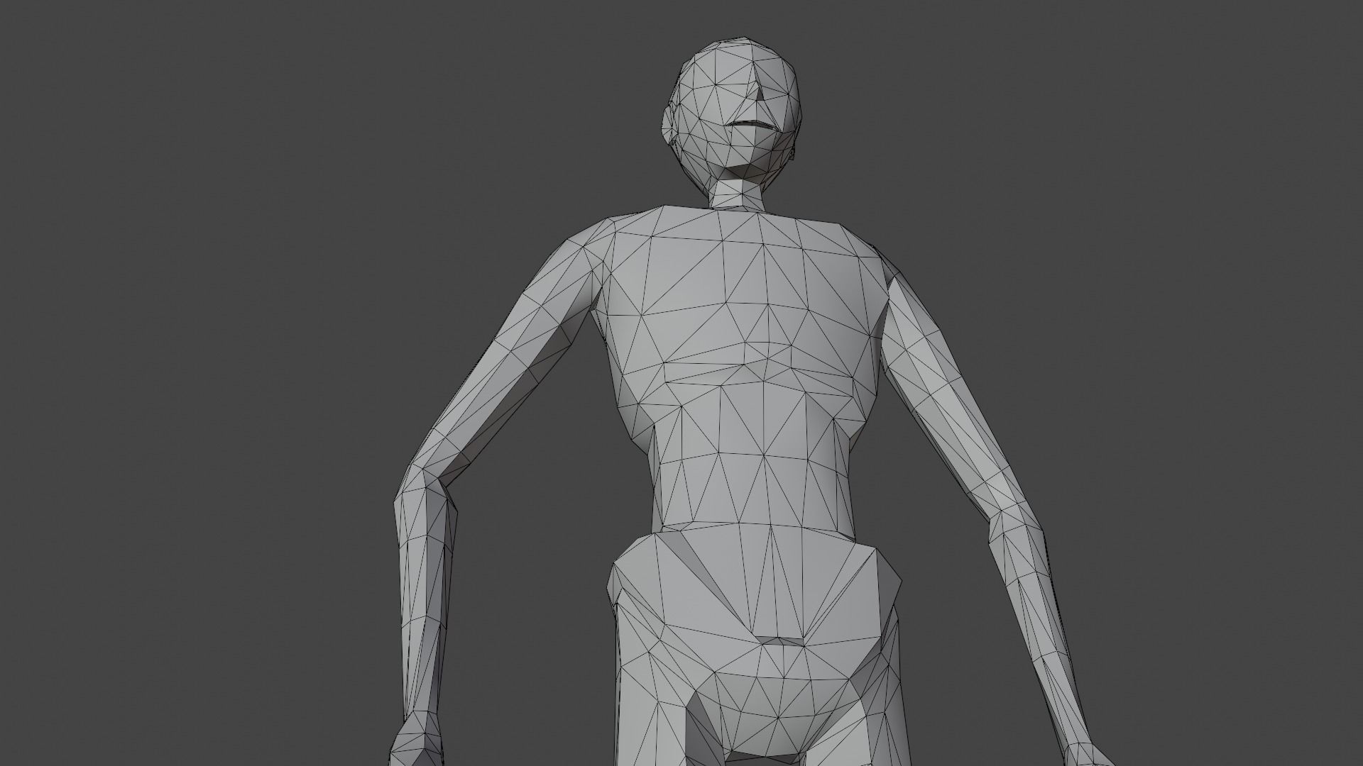 LowPoly SCP-096 Low-poly 3D model_11