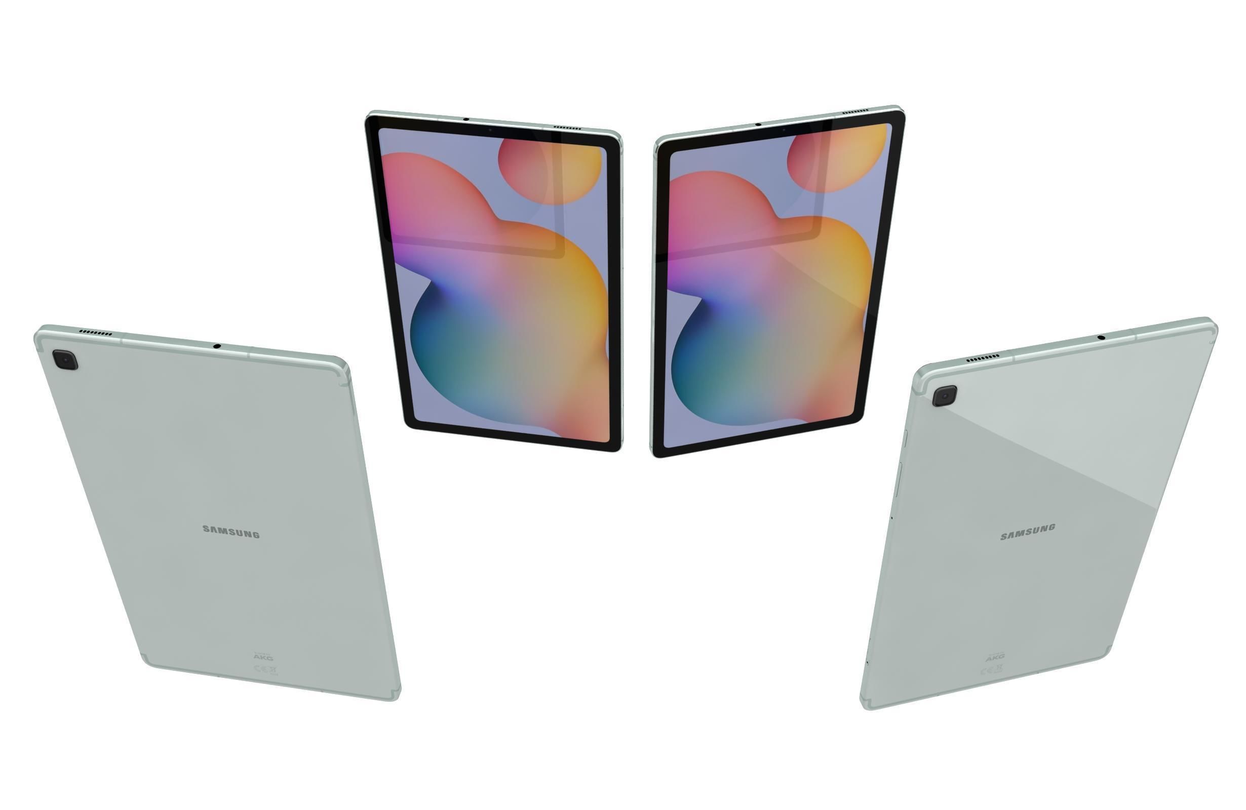 Samsung Galaxy Tab S6 Lite 2024 All Colors 3D model_15