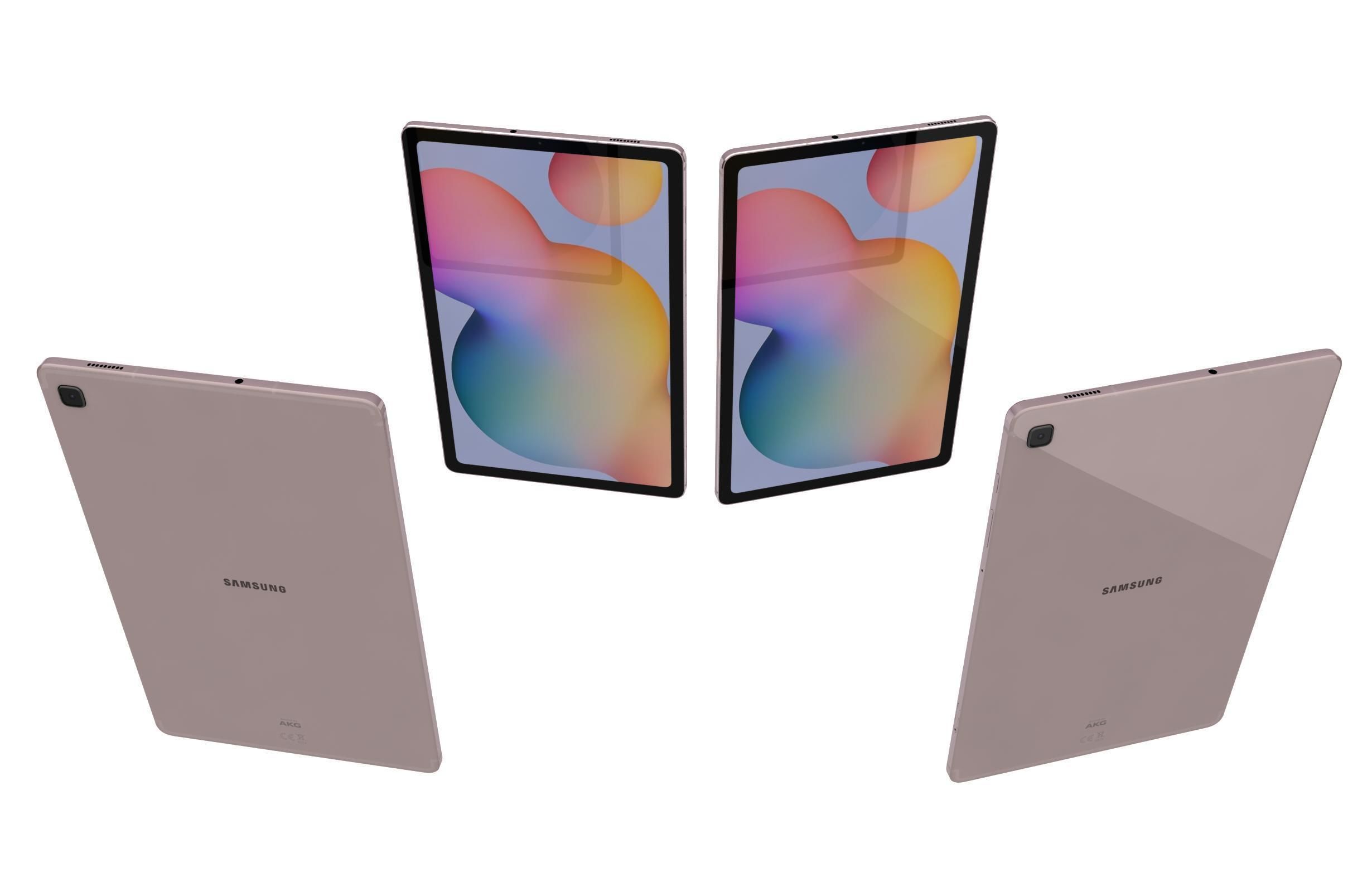 Samsung Galaxy Tab S6 Lite 2024 All Colors 3D model_25