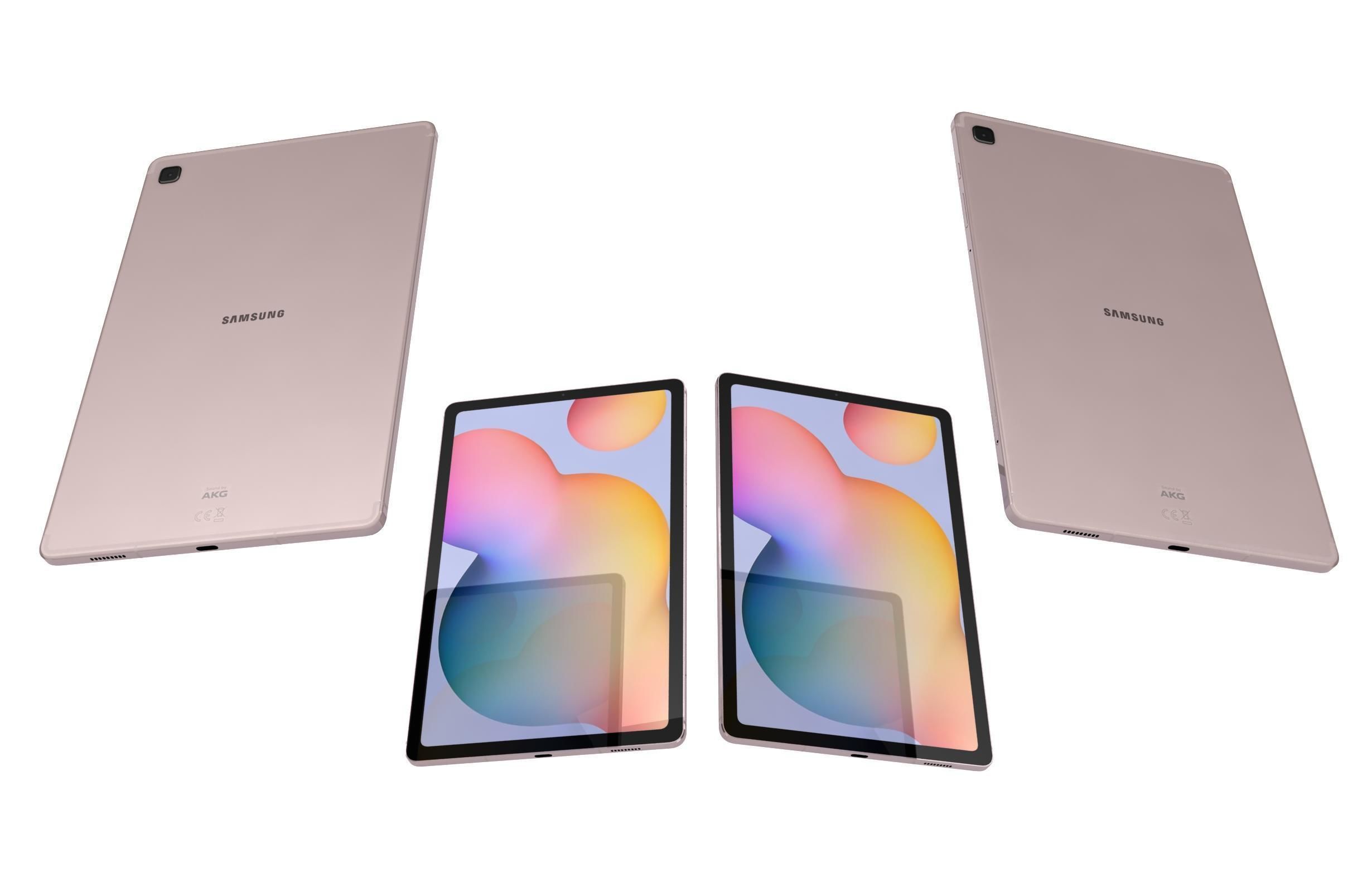 Samsung Galaxy Tab S6 Lite 2024 All Colors 3D model_26