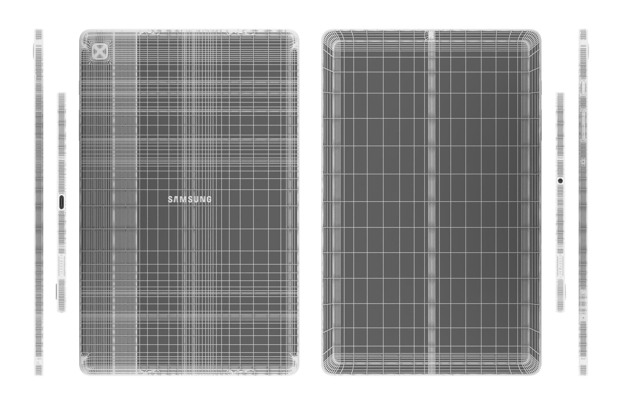 Samsung Galaxy Tab S6 Lite 2024 All Colors 3D model_32