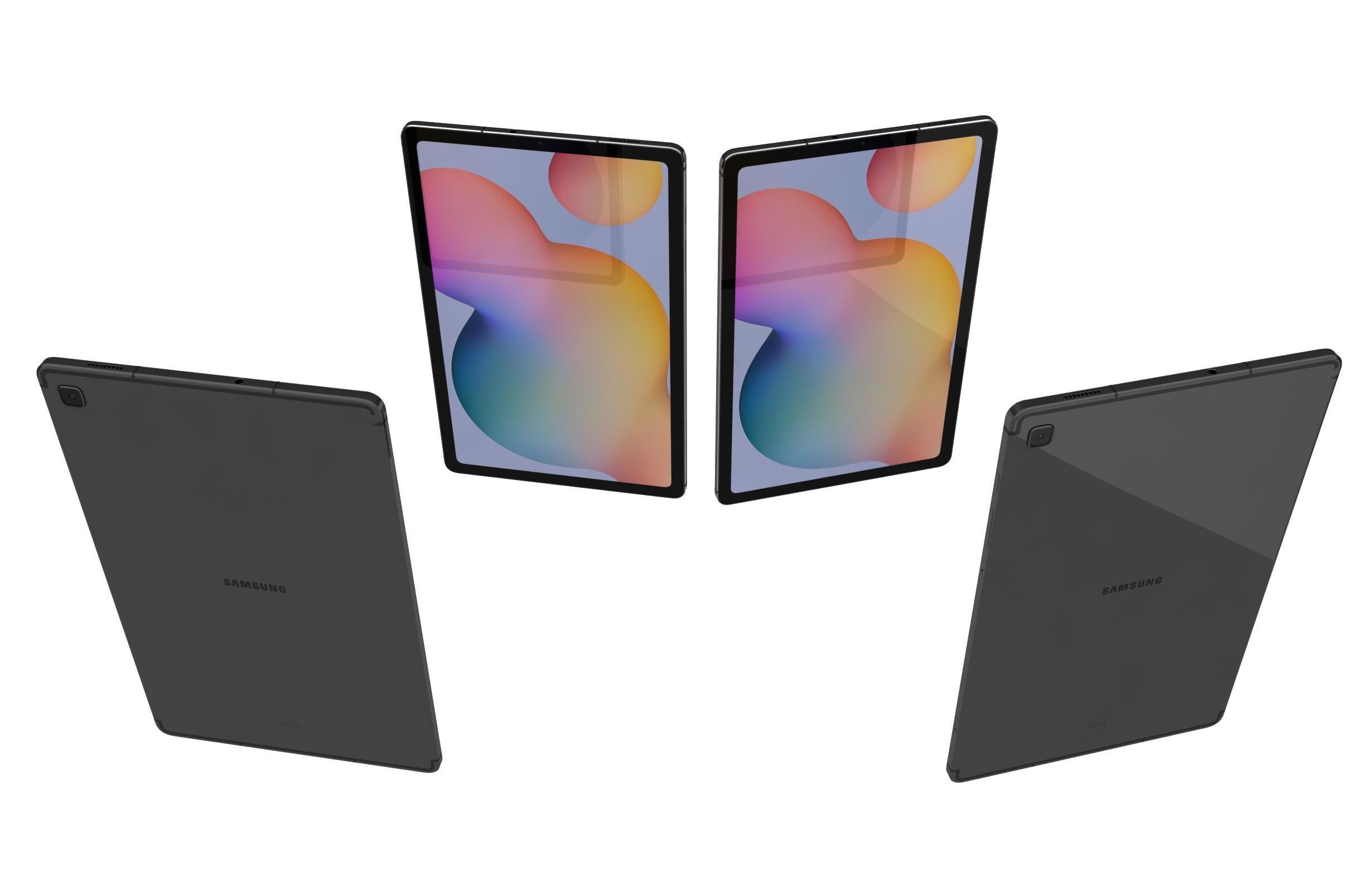 Samsung Galaxy Tab S6 Lite 2024 All Colors 3D model_5