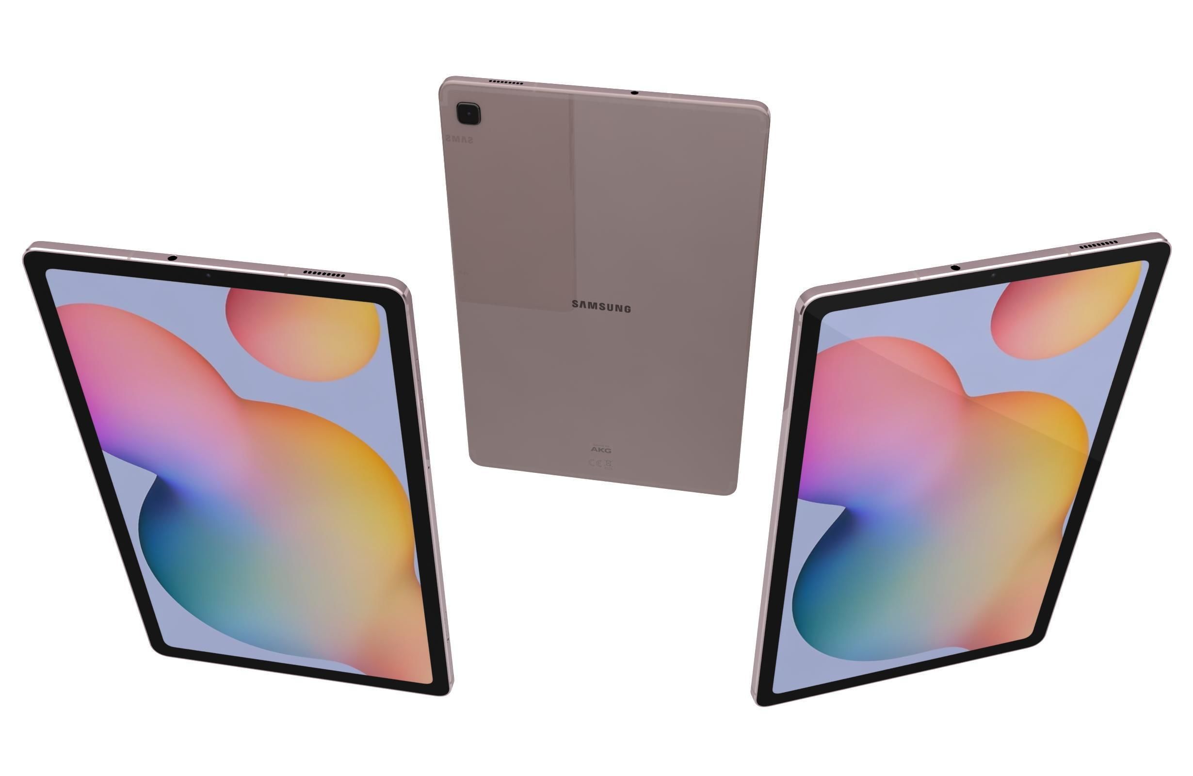 Samsung Galaxy Tab S6 Lite 2024 All Colors 3D model_22