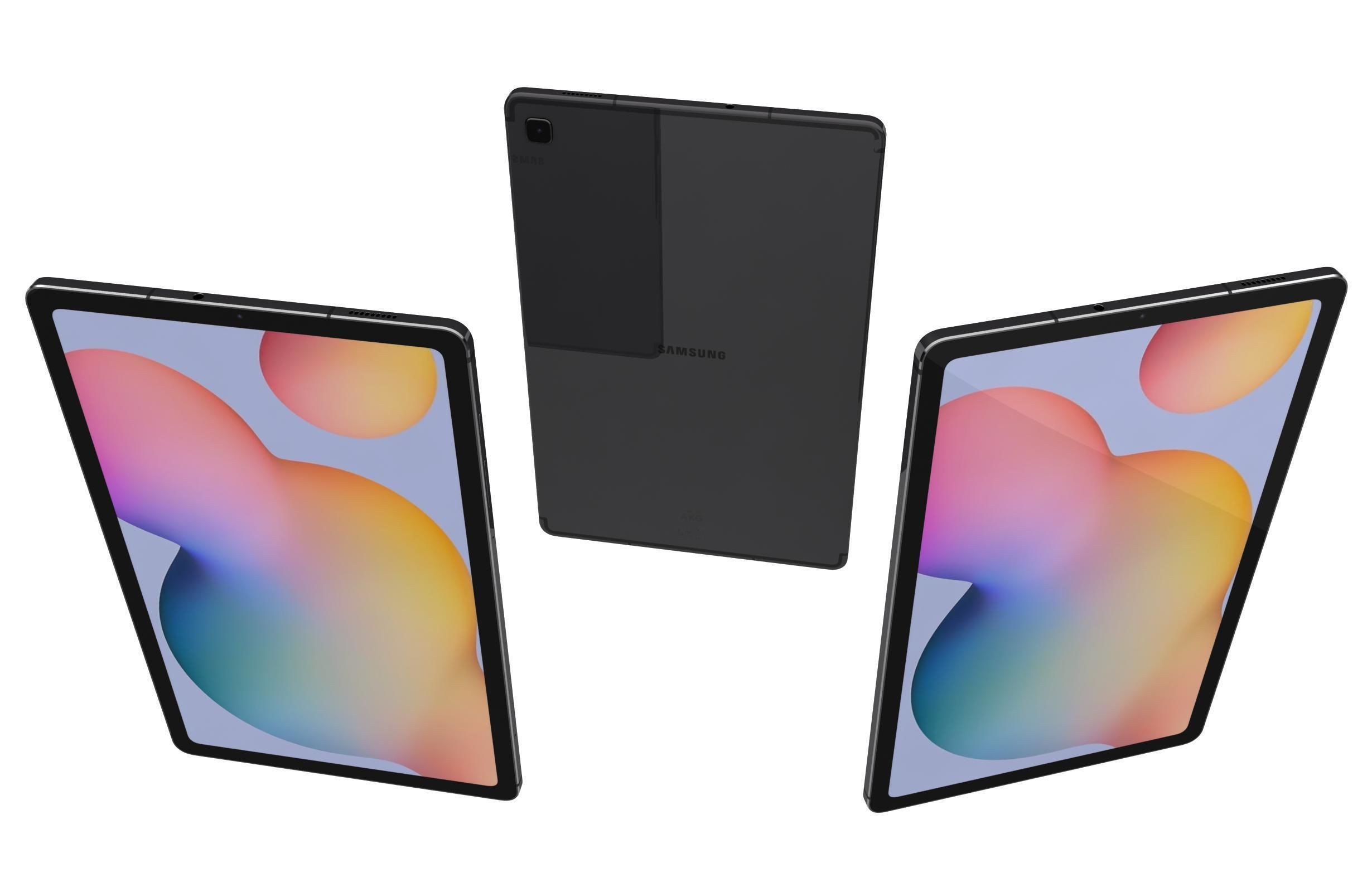 Samsung Galaxy Tab S6 Lite 2024 All Colors 3D model_2
