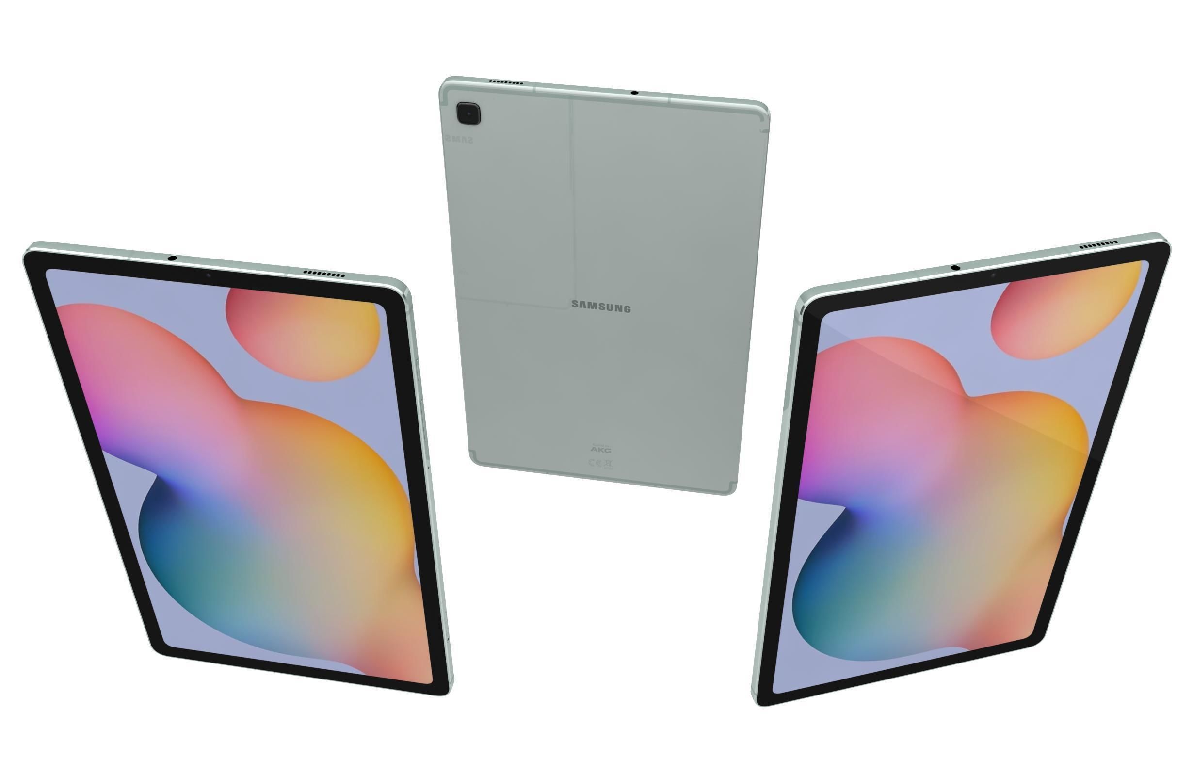 Samsung Galaxy Tab S6 Lite 2024 All Colors 3D model_12