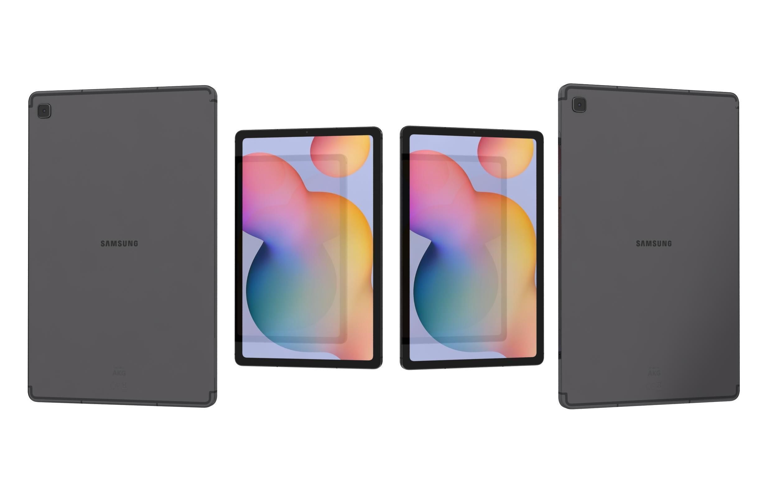 Samsung Galaxy Tab S6 Lite 2024 All Colors 3D model_4