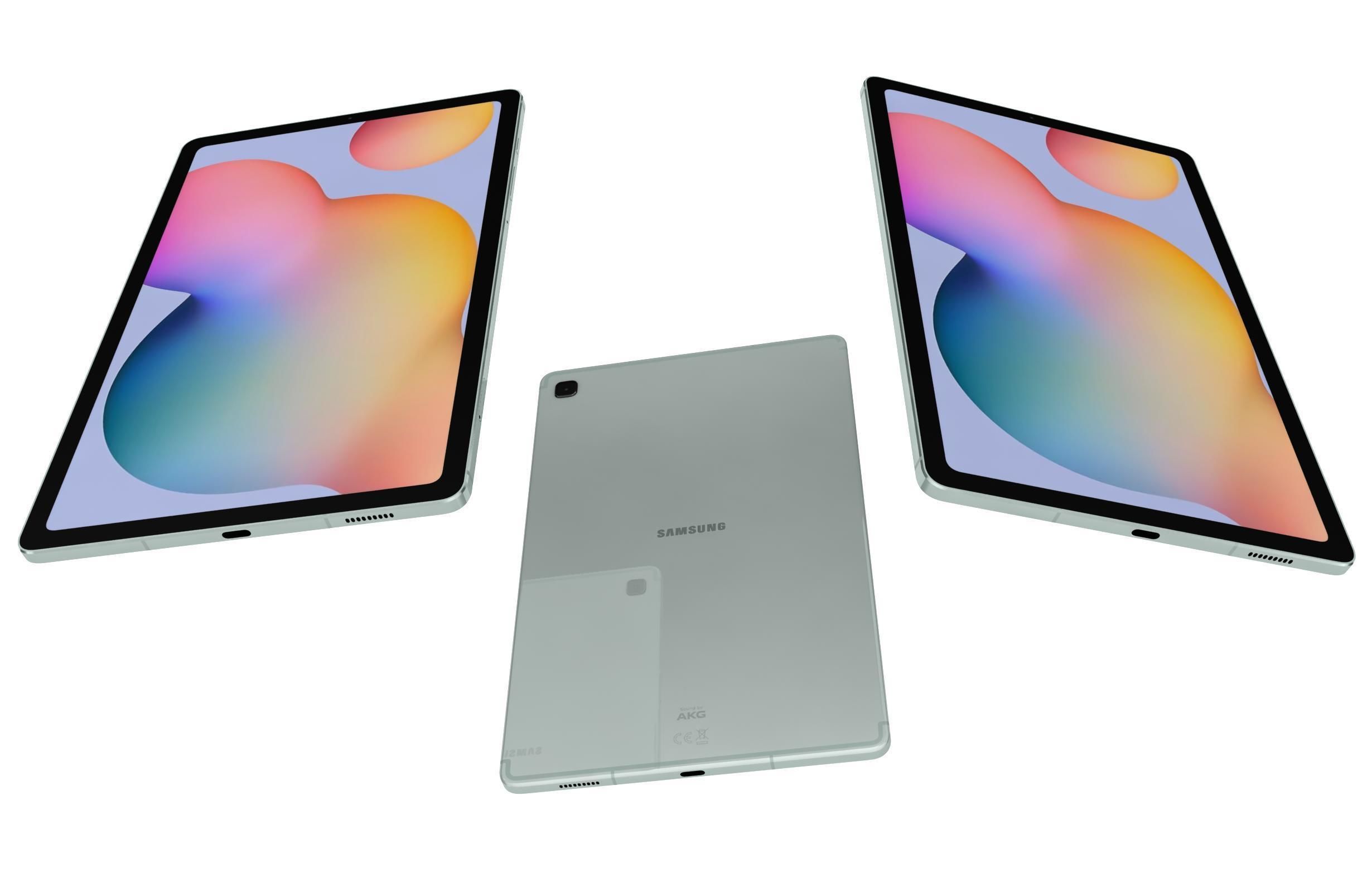 Samsung Galaxy Tab S6 Lite 2024 All Colors 3D model_13