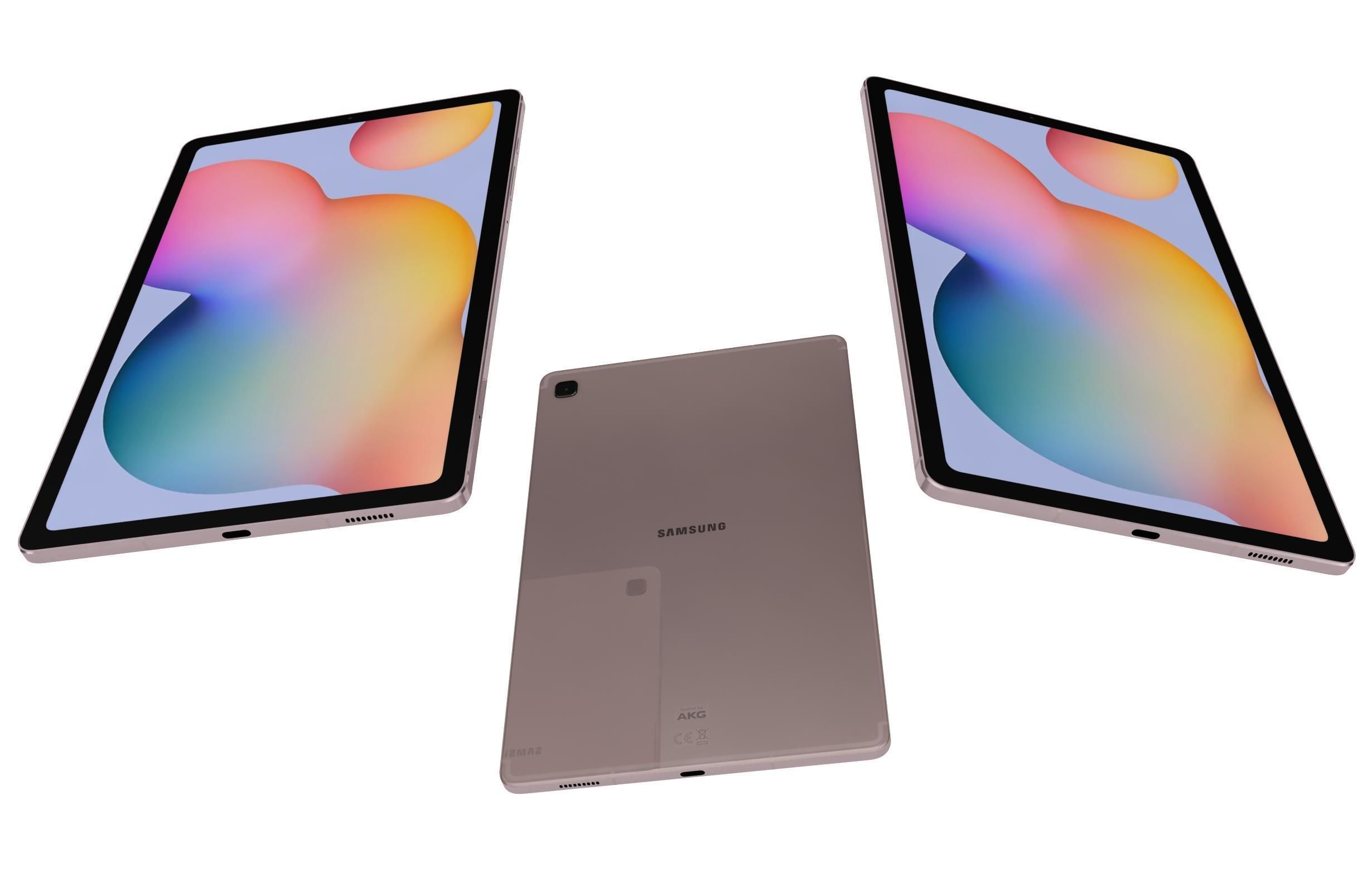 Samsung Galaxy Tab S6 Lite 2024 All Colors 3D model_23