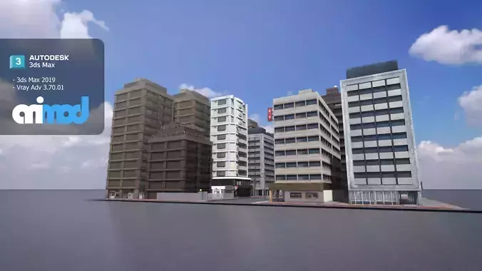 TW Street with Police Station 01