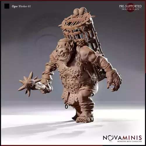 Ogre Worker 01 3D print model
