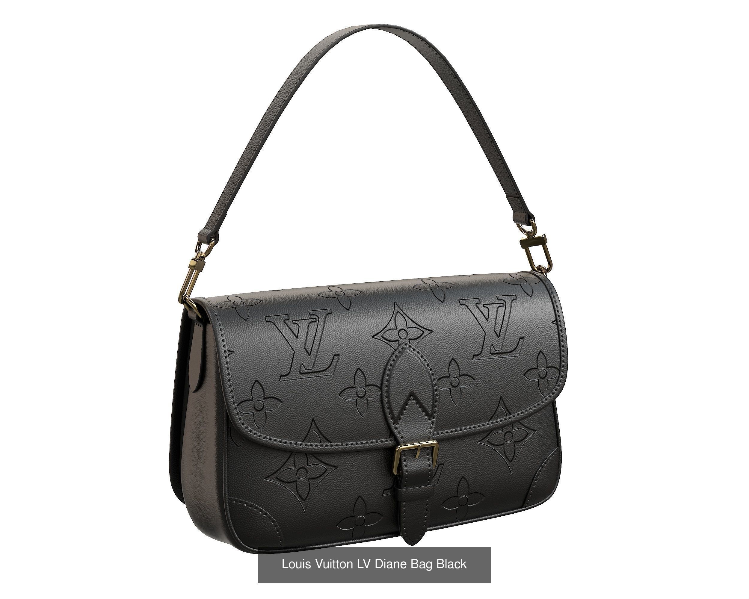 Louis Vuitton LV Diane Bag 3D Model Collection_4