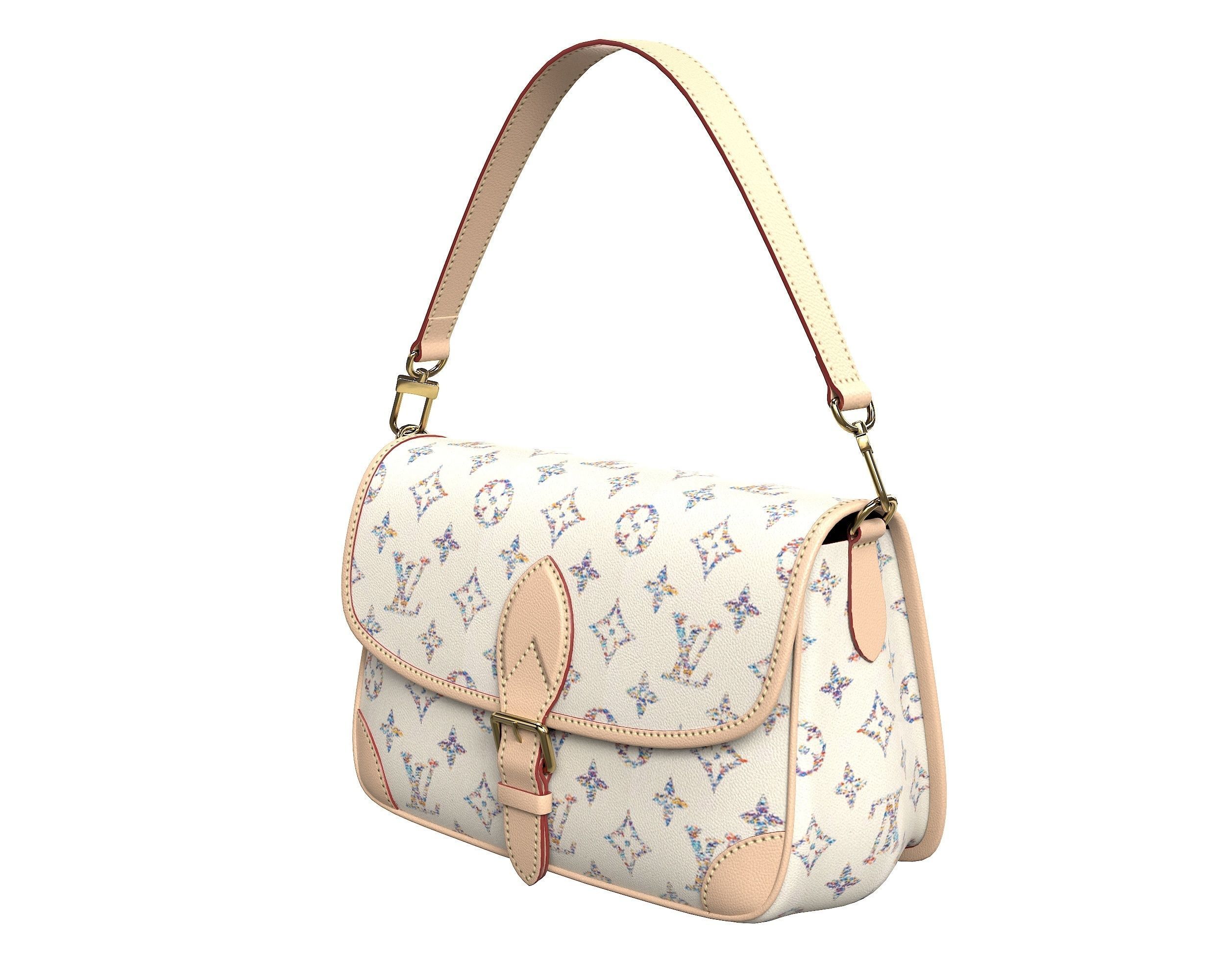 Louis Vuitton LV Diane Bag 3D Model Collection_12