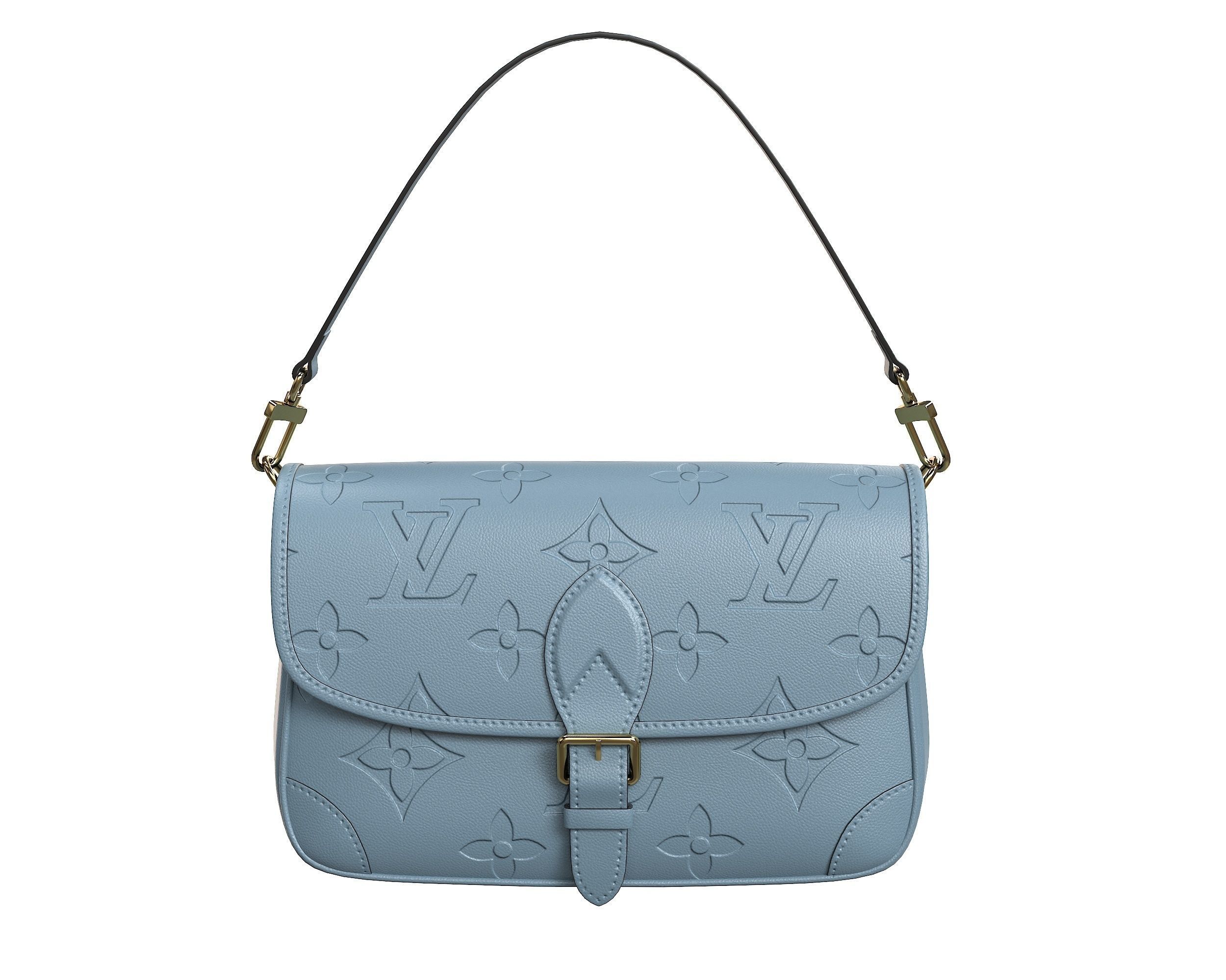 Louis Vuitton LV Diane Bag 3D Model Collection_10