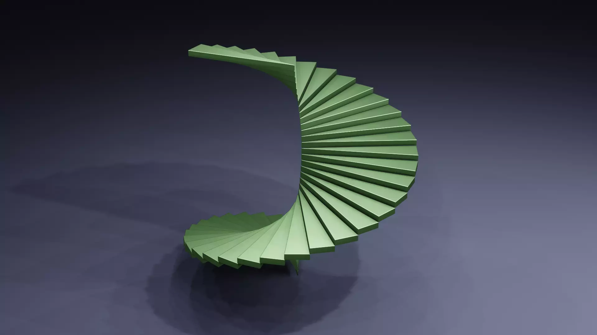 Spiral Stairs Free 3D model