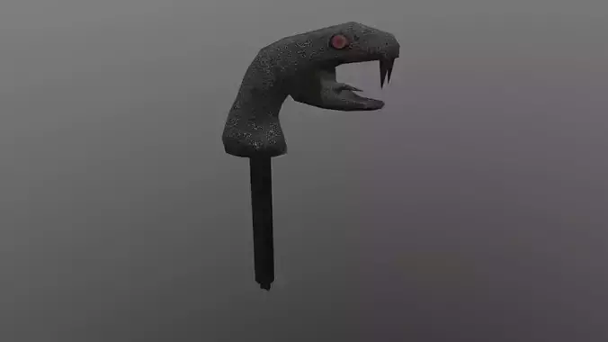 Snake Metal Switch Free low-poly 3D model