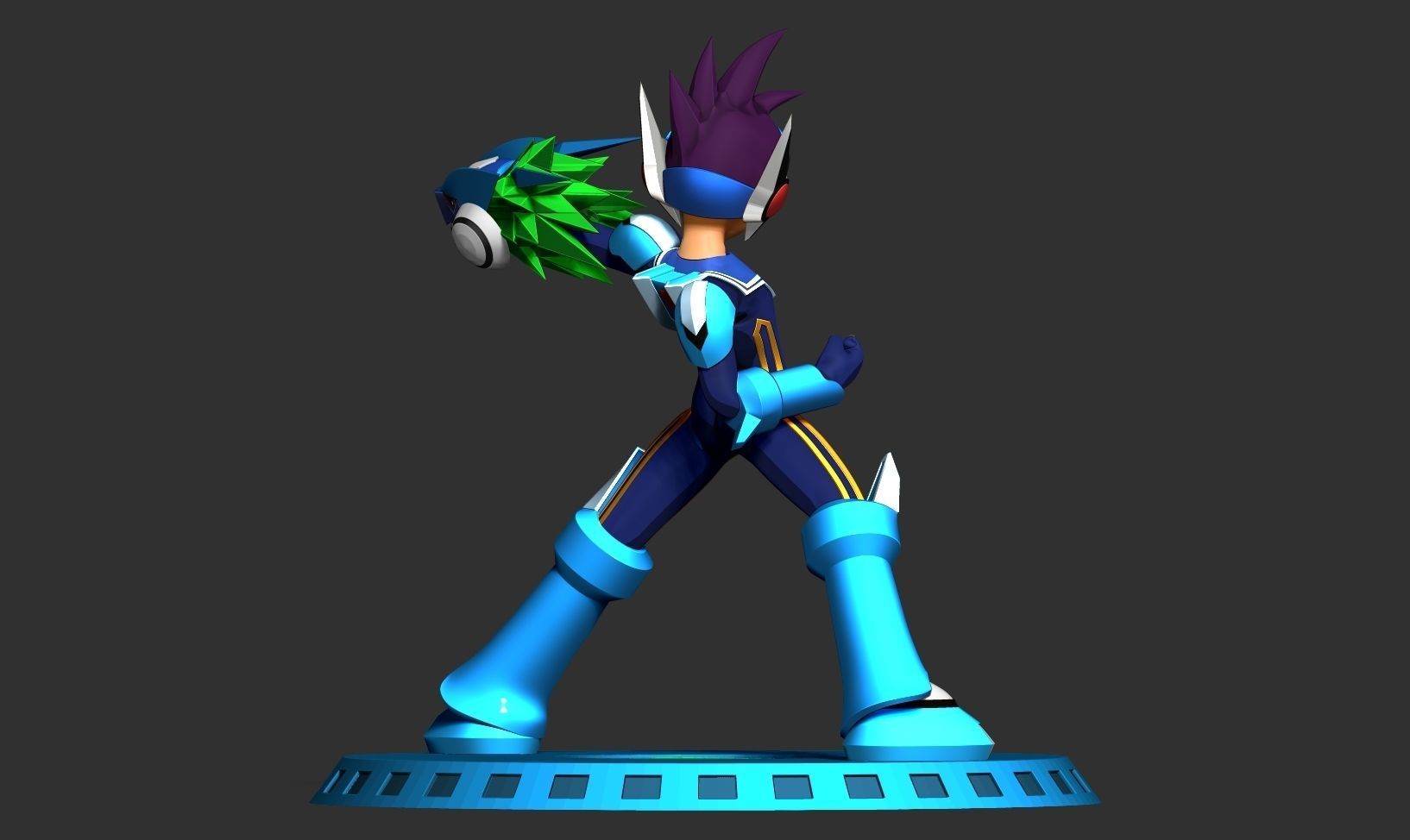 Mega Man Star Force 3D print model_6