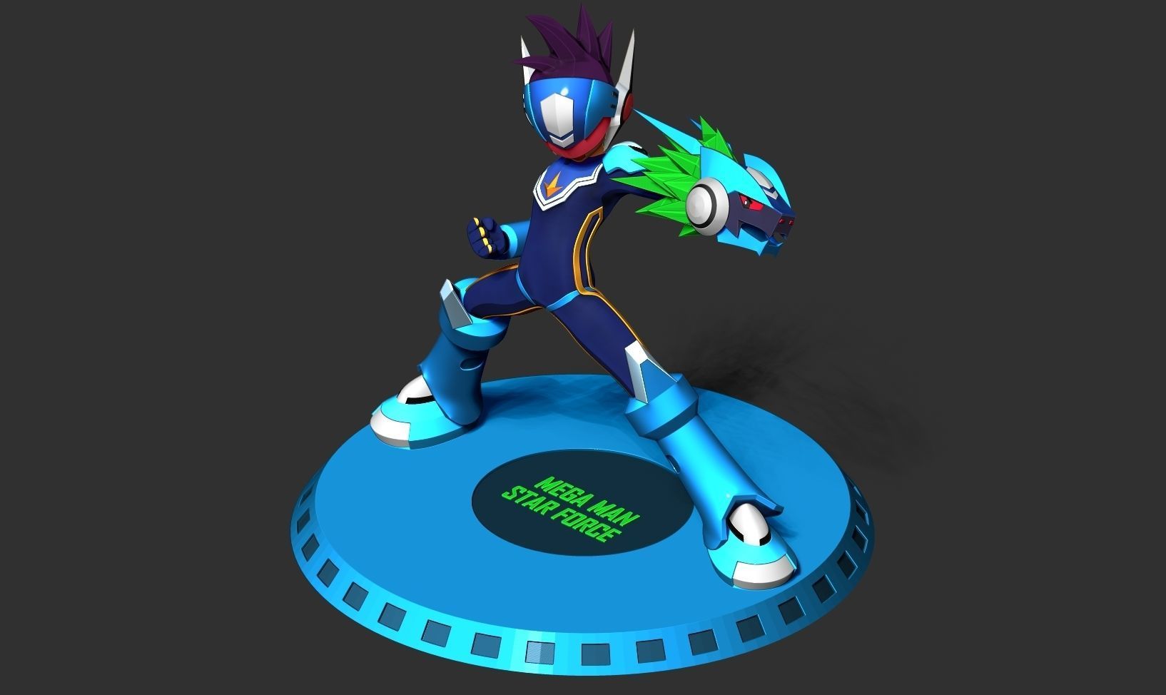 Mega Man Star Force 3D print model_15