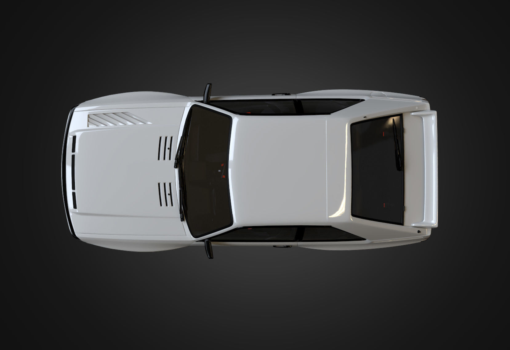 Audi Sport quattro 1983 Low-poly 3D model_3