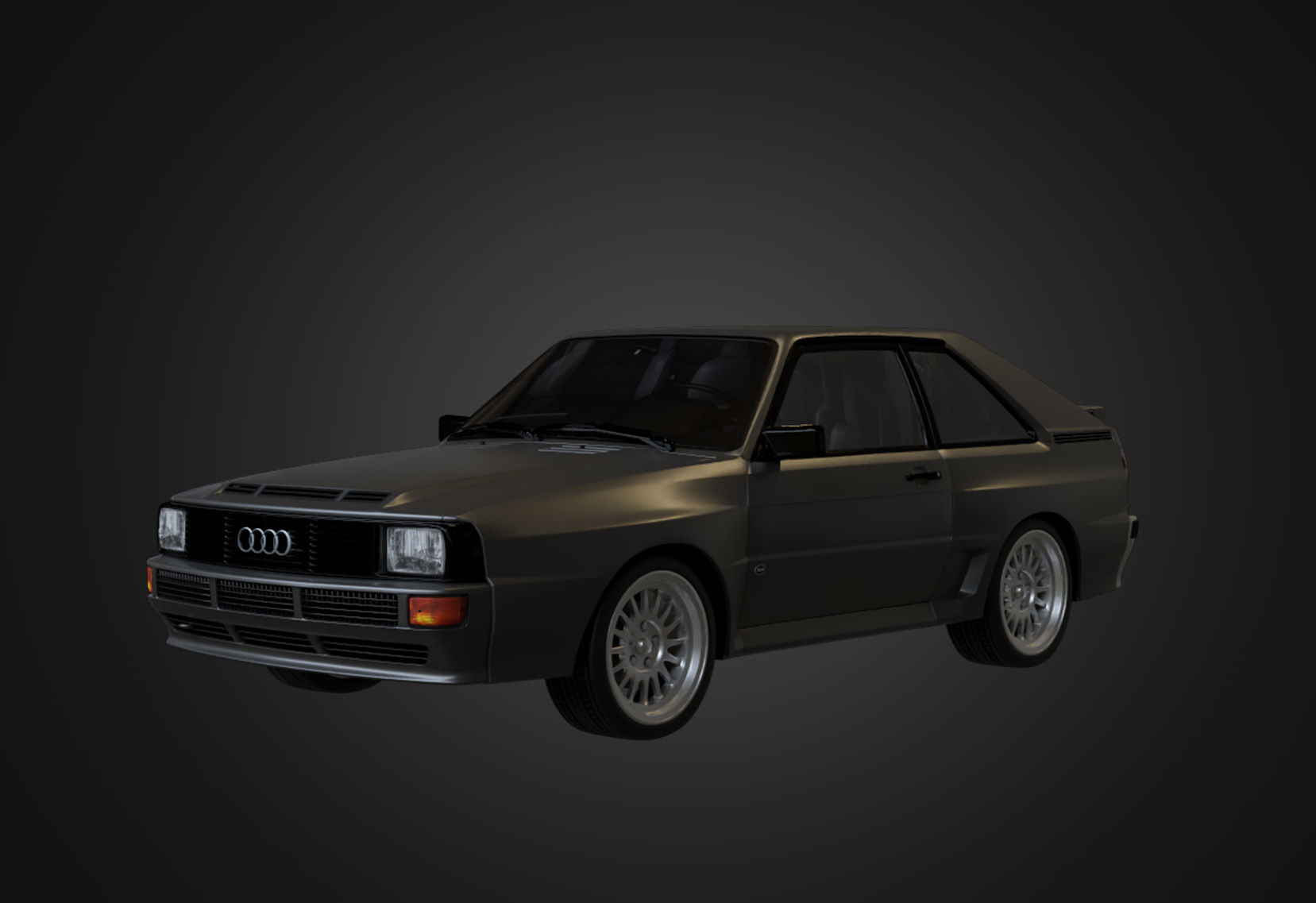 Audi Sport quattro 1983 Low-poly 3D model_17