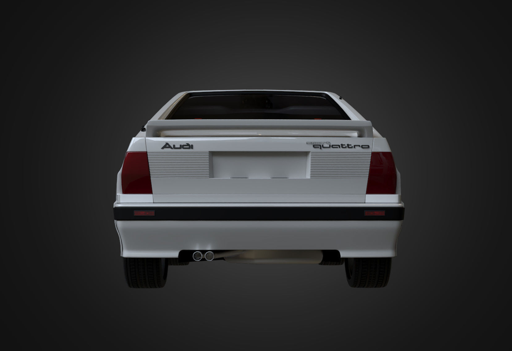 Audi Sport quattro 1983 Low-poly 3D model_10