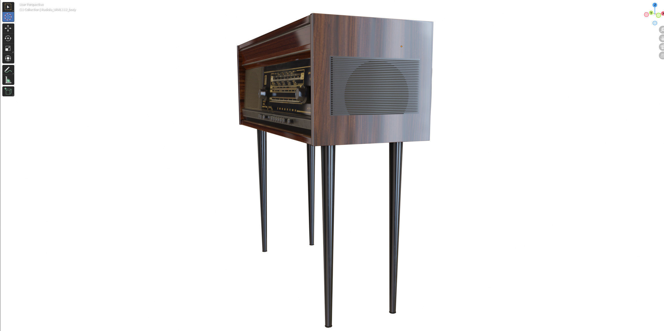 Radiola Ural-112 3D model_14