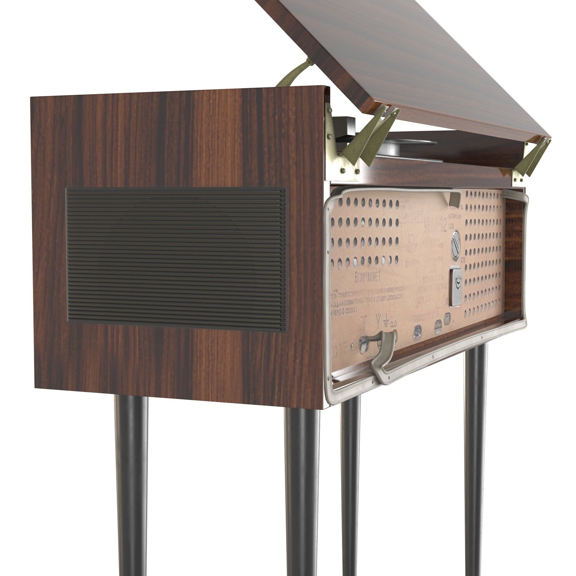 Radiola Ural-112 3D model_19