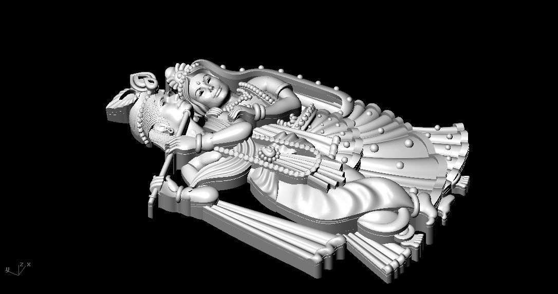 Radha Krishan 3D print model_6