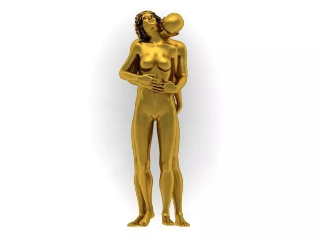 Couple 3D print model_0
