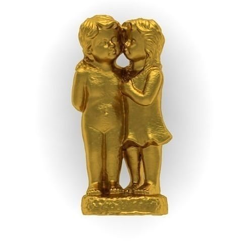 Boy and Girl Statue 3D print model