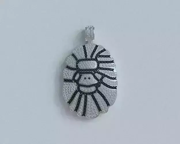 Monkey Pendant 3D print model
