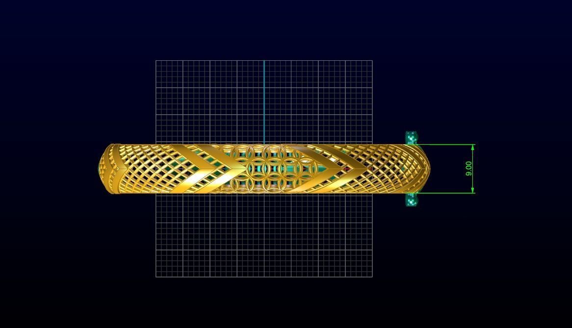 Bracelets  3D print model_4